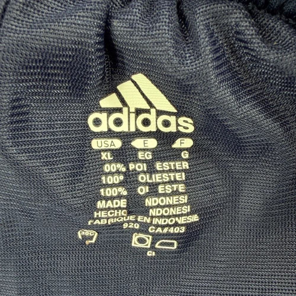 Adidas Michigan Wolverines 2012 Basketball Game Style Shorts Mens XL Blue